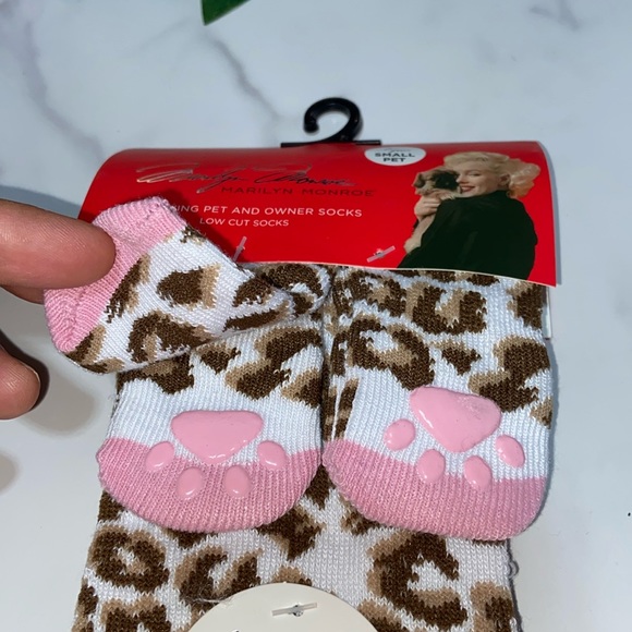 Marilyn Monroe Matching Pet & Owner Low cut Sock Set, Small Pet - Picture 8 of 16